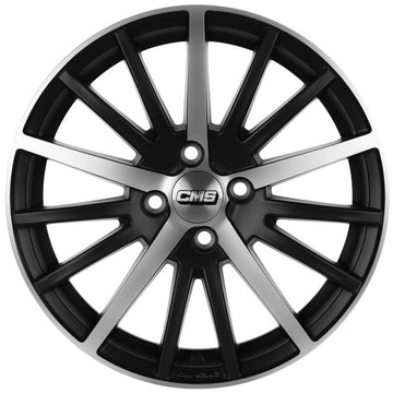 CMS-466-01 6.5x16" -4x100 ET42 67.2 Diamond Matt Black Jant (4 Adet)